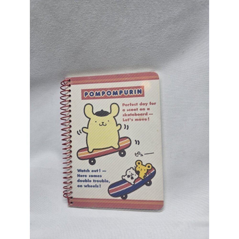 Sanrio POMPOMPURIN 5×4 Mini Pocket Notebook Japan 2002 Vintage Y2K